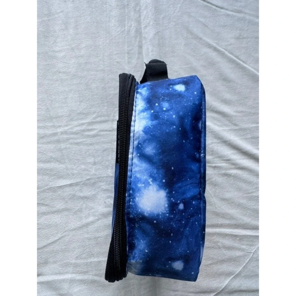 Arctic Zone Kids Galaxy Print Insulated Lunch Box Blue Star Space School Bag